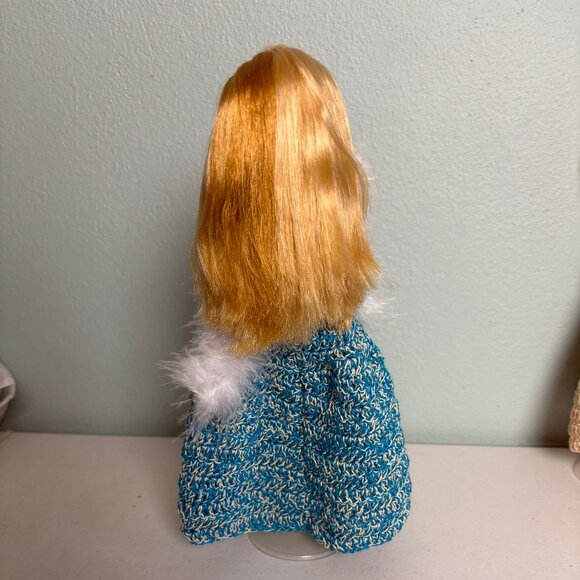 1994 Camp Barbie Blonde Hair Blue Eyes 1966 Malaysia Twist N Turn Body Knees Ben - Picture 3 of 4